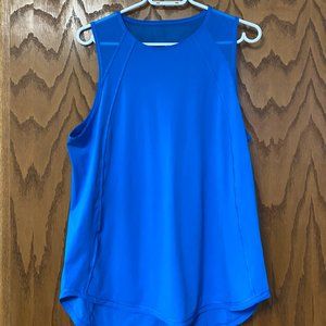 Exc. Used Condition - Lululemon Sculpt Tank, blue - size 12